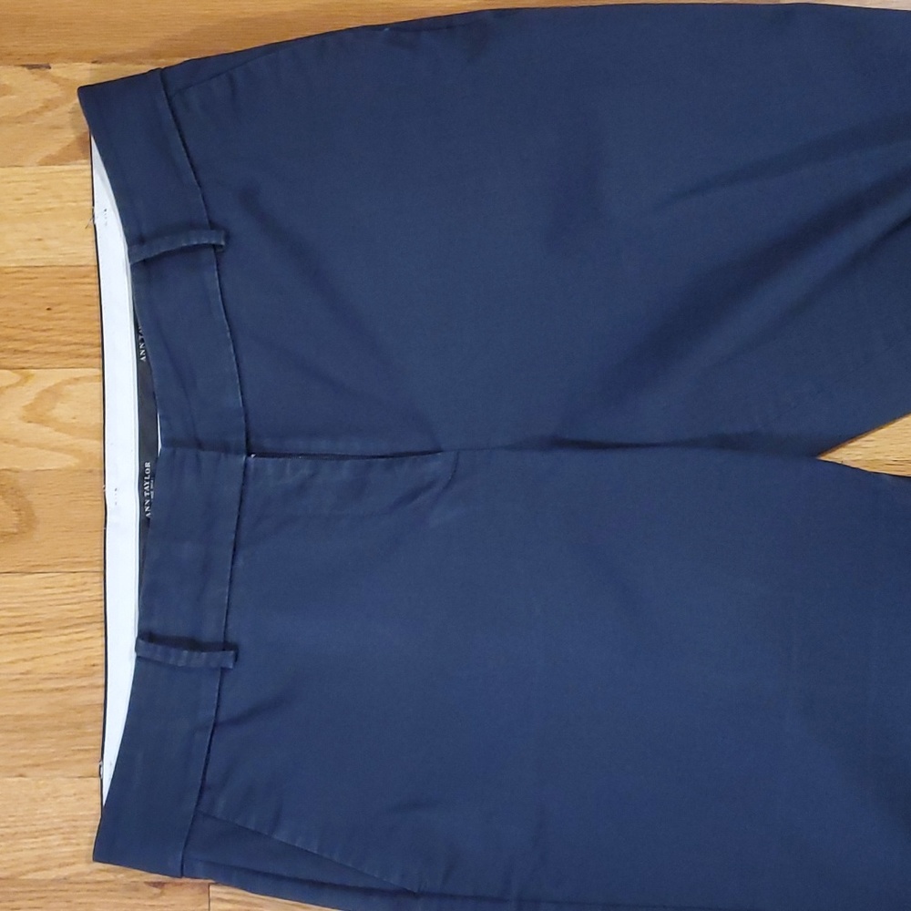 ANN TAYLOR Navy Straight Pants - Picture 3 of 8
